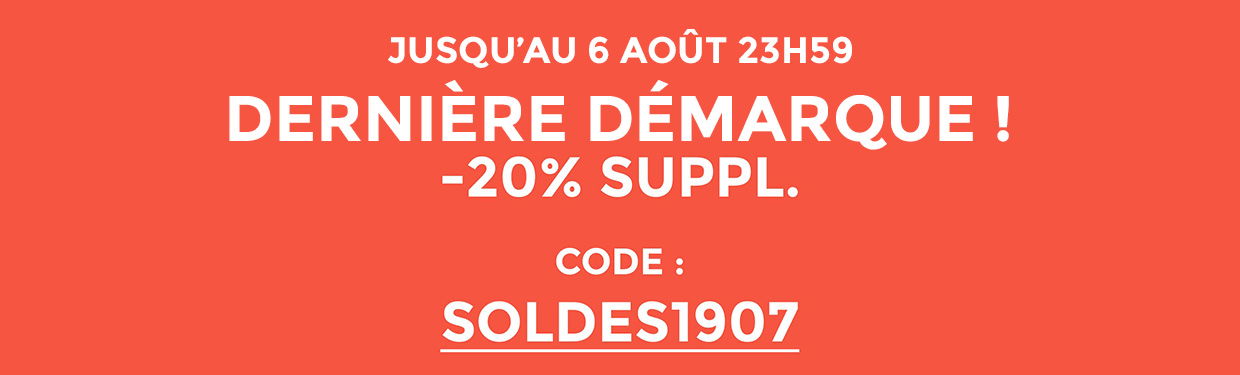 Soldes Eté 2019 + Bonus Soldes !