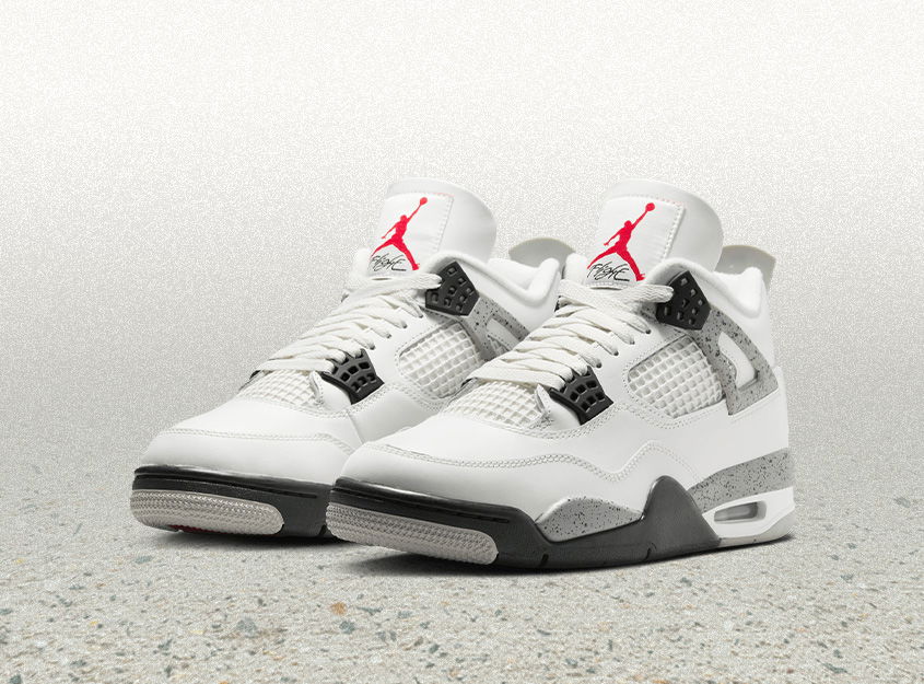 Jordan 4 Retro Cimento Branco