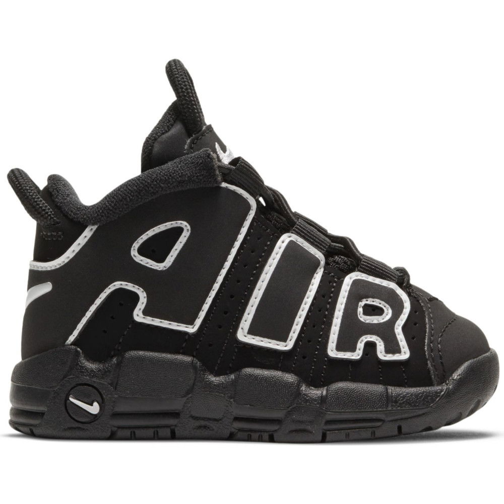 nike air more uptempo white black