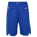 Color Blue of the product Boys Icon Swingman Short Dallas Mavericks NBA