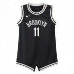 Color Black of the product Boys Replica Onesie Jersey Brooklyn Nets Irving...