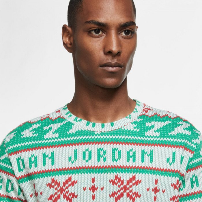 T-shirt Jordan Ugly Sweater white/lucky green image n°5