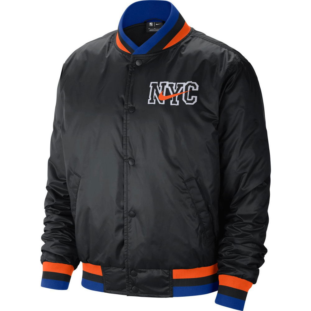 Veste New York Knicks City Edition Courtside black/black NBA