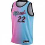 Color Pink of the product Maillot NBA Jimmy Butler Miami Heat Nike City...