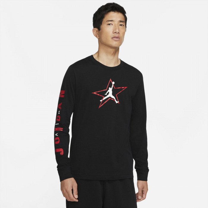 T-shirt Jordan Aj6 manches longues black - Basket4Ballers