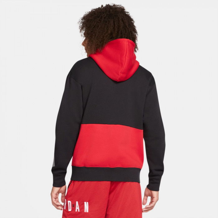 pull jordan noir et rouge