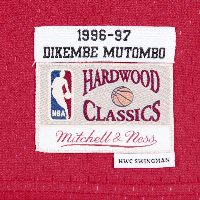 Maillot NBA Dikembe Mutombo Atlanta Hawks '96 Mitchell & Ness Swingman image n°3