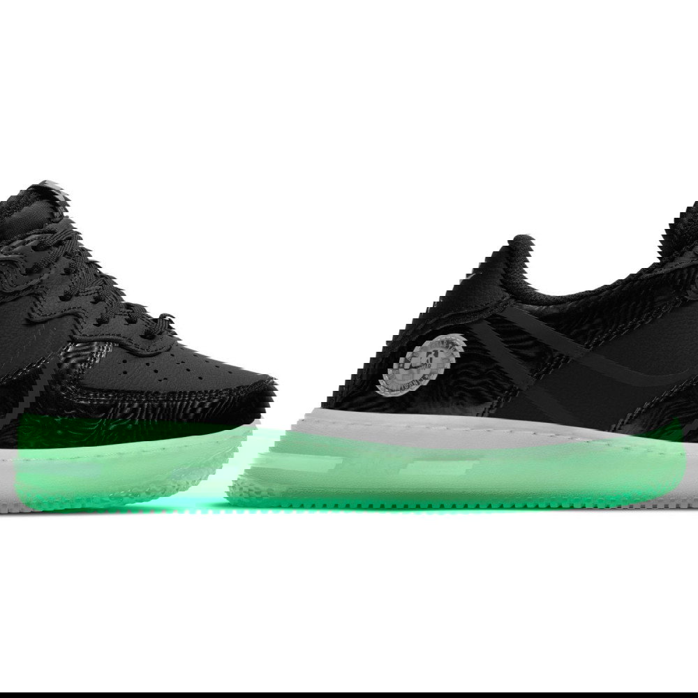 Boty Nike Air Force 1 React LV8 black / black - barely green (CV2218-001) â Queens ð