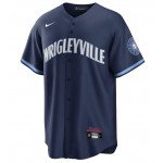 Color Bleu du produit Baseball-shirt MLB Chicago Cubs Nike City Connect...