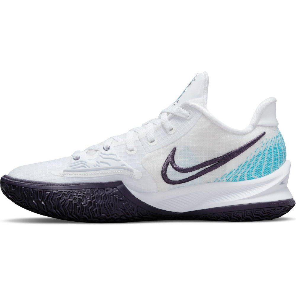 kyrie low 4 white and blue