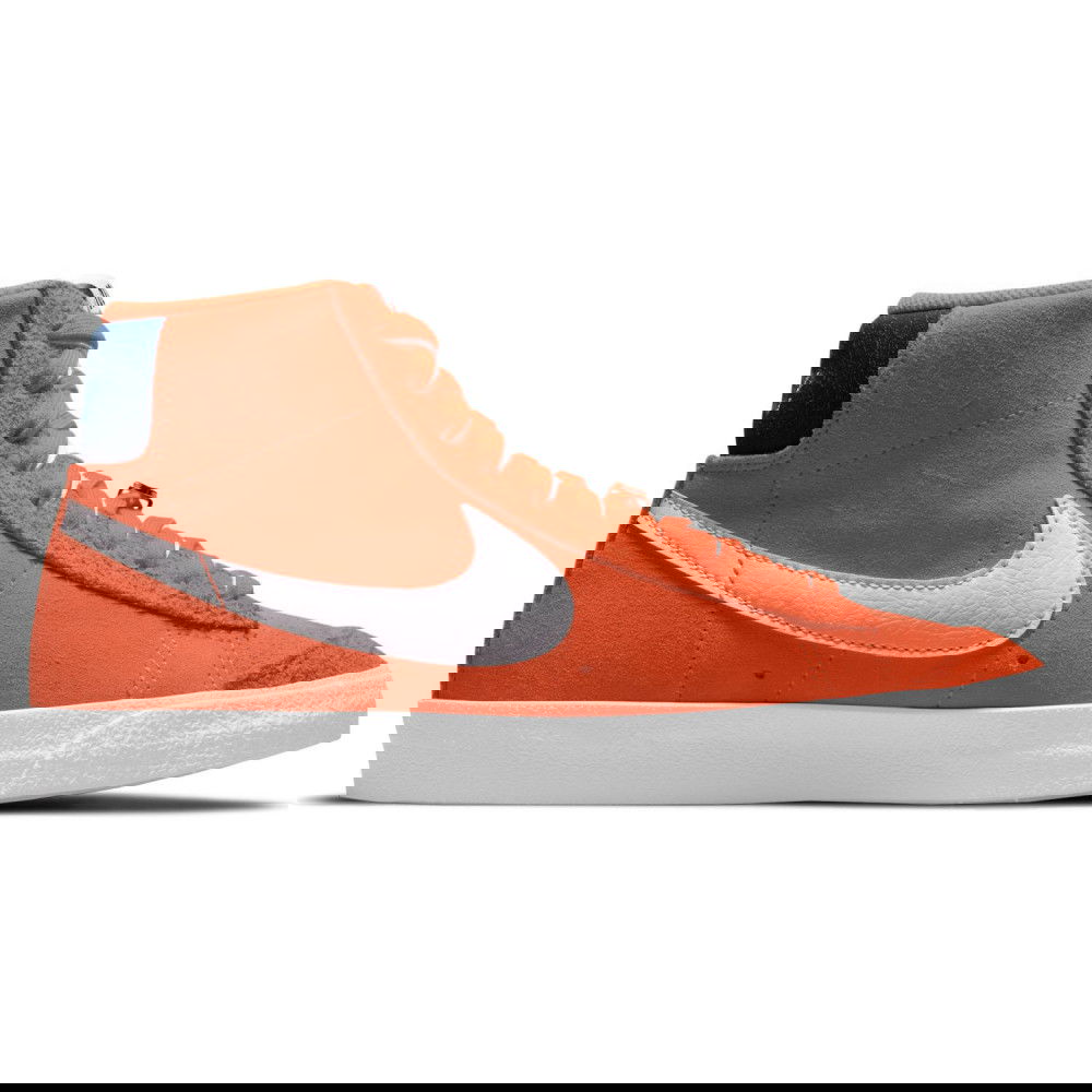 nike blazer mid 77 black and orange