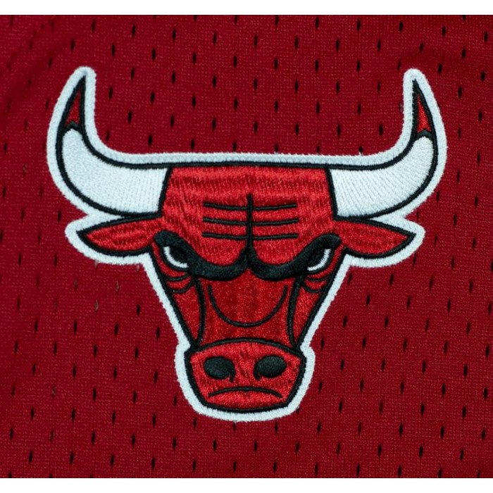Baseball Shirt NBA Chicago Bulls Mitchell & Ness Scarlet image n°3