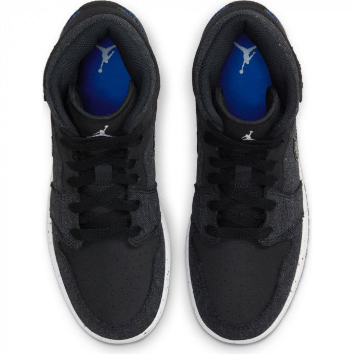 Air Jordan 1 Mid SE Crater Black Enfant GS - Basket4Ballers Air Jordan 1 Mid SE Crater Black Enfant GS - Basket4Ballers
