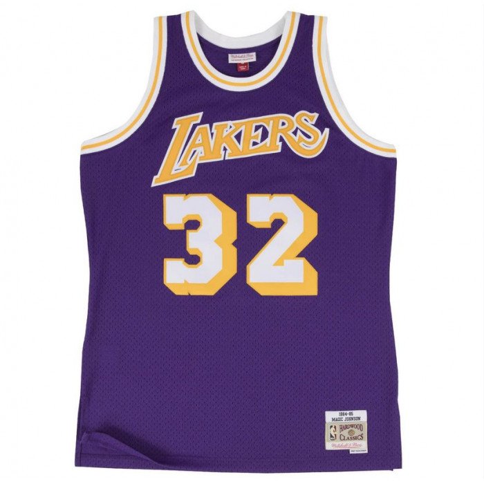 Maillot NBA Magic Johnson Los Angeles Lakers '84 Mitchell & Ness swingman