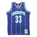 Color Bleu du produit Maillot NBA Alonzo Mourning Charlotte Hornets...