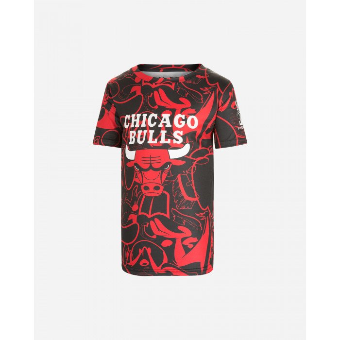 T-shirt NBA Enfant Space Jam 2 Team In The Paint Chicago Bulls image n°3