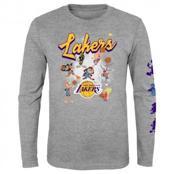 T-shirt NBA Manches Longues Space Jam 2 Los Angeles Lakers | Outerstuff