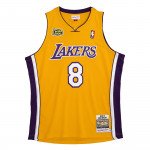 KOBE BRYANT #8 LOS ANGELES LAKERS YELLOW THROWBACK ROOKIE JERSEY