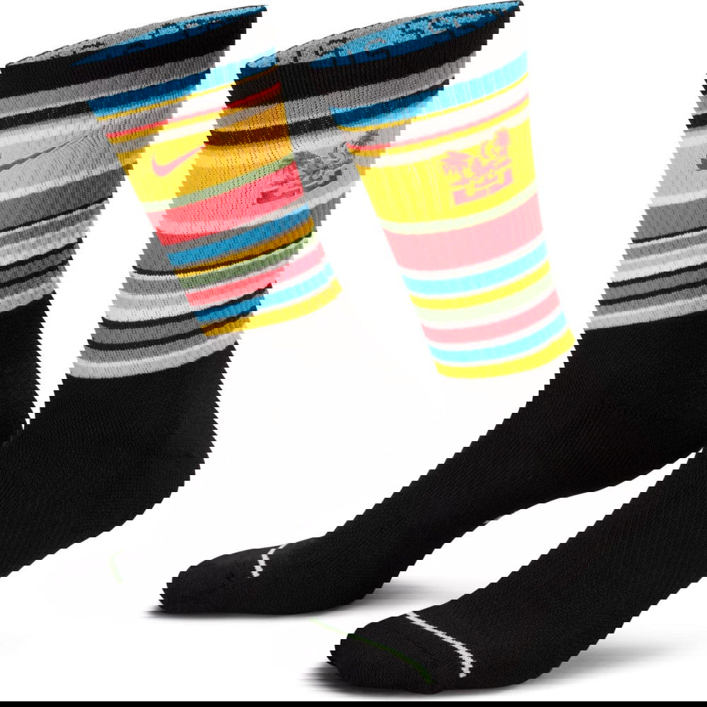 chaussette nike jaune