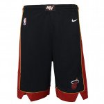 Color Noir du produit Short NBA Enfant Miami Heat Nike Icon Edition