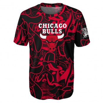 T-shirt NBA Enfant Space Jam 2 Team In The Paint Chicago Bulls | Outerstuff