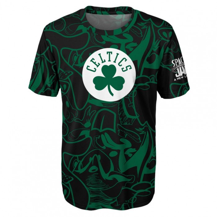 T-shirt NBA Enfant Space Jam 2 Team In The Paint Boston Celtics