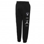 Color Noir du produit Pantalon NBA Enfant Jordan Brooklyn Nets Fleece...