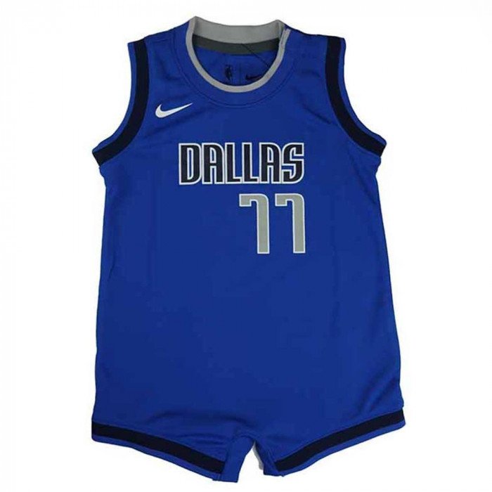 Body Bébé NBA Luka Doncic Dallas Mavericks Nike Replica Onesie Jersey