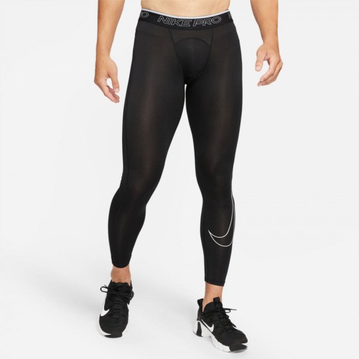 Collants Nike Pro Dri-fit black/white image n°1