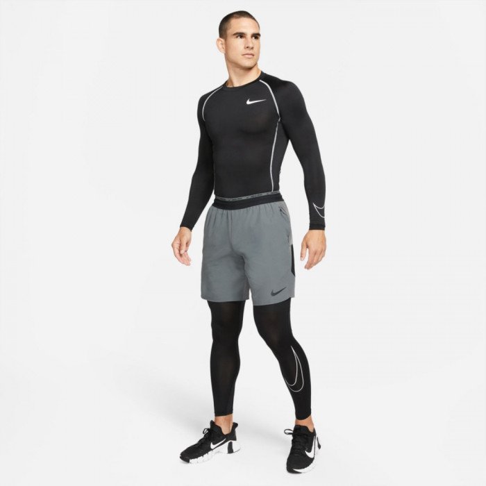 Collants Nike Pro Dri-fit black/white image n°3