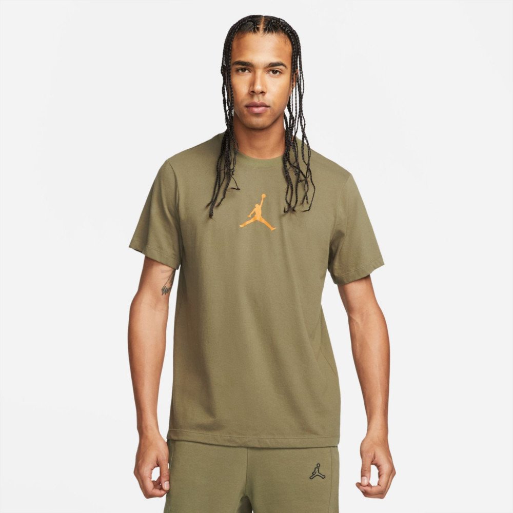 T-shirt Jordan Jumpman medium olive/light curry - Basket4Ballers