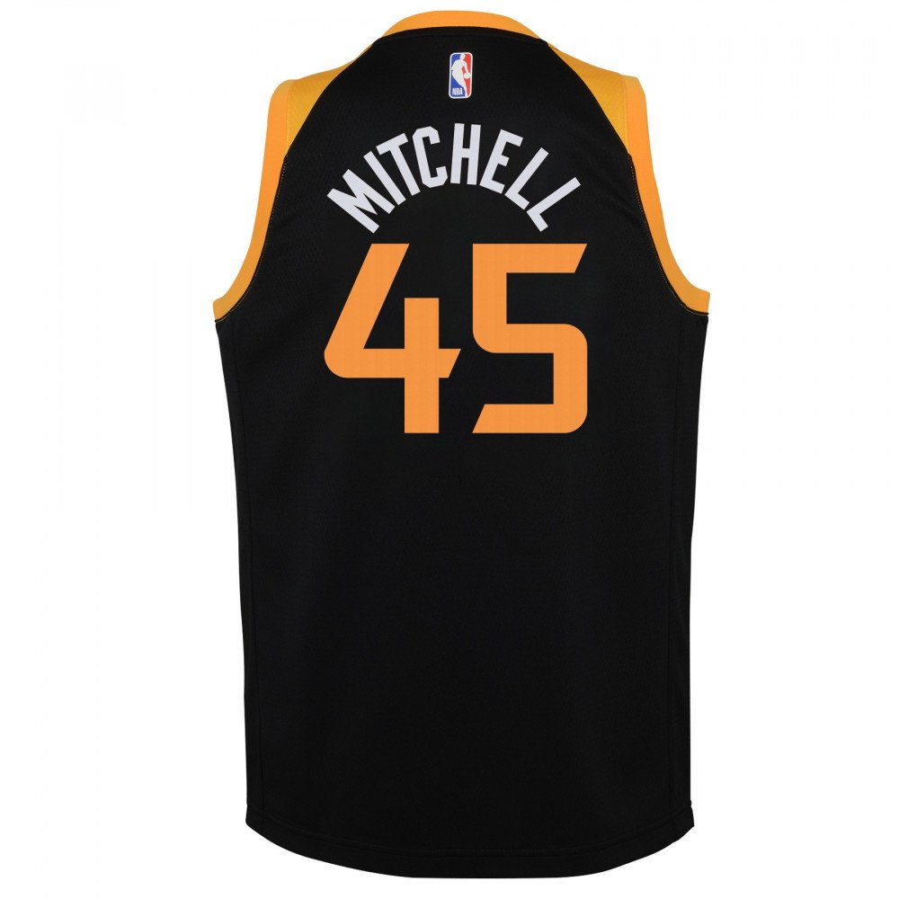 Maillot NBA Enfant Donovan Mitchell Utah Jazz Nike City Edition -  Basket4Ballers