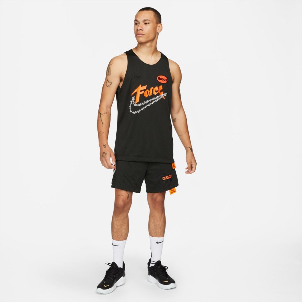 Maillot Nike Dri-fit Backyard night forest/total orange - Basket4Ballers