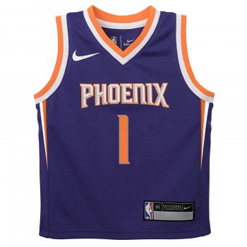 Devin Booker Phoenix Suns Nike Youth 2021/22 City Edition Name & Number  T-Shirt - Black