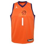 Color Orange du produit Maillot NBA Enfant Devin Booker Phoenix Suns Jordan...