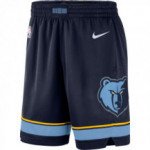 Color Bleu du produit Short NBA Memphis Grizzlies Nike Icon Edition swingman
