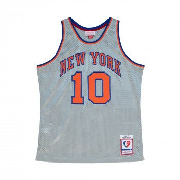 Maillot NBA Willis Reed New York Knicks '69 75th Anniversary Silver Edition Mitchell & Ness | Mitchell & Ness