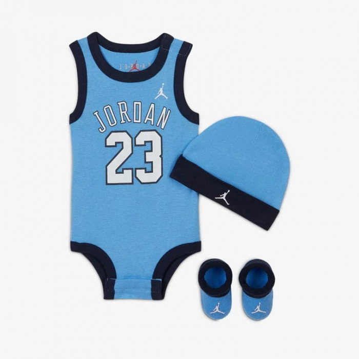 Ensemble Jordan 23 bébé 0-6 mois bleu