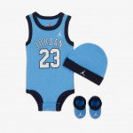 Color Bleu du produit Ensemble Jordan 23 bébé 0-6 mois bleu