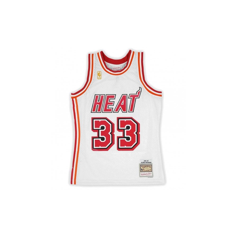 Maillot NBA Alonzo Mourning Miami Heat Mitchell&Ness 96