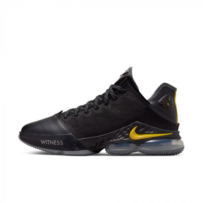 lebron james gold and black shoes