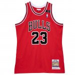Color Red of the product Maillot NBA Michael Jordan Chicago Bulls 1991-92...
