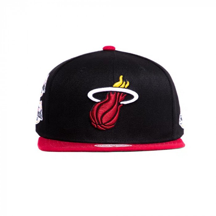 Casquette NBA Miami Heat Mitchell&Ness Patched Up Snapback image n°1
