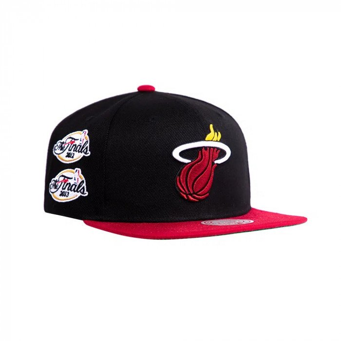 Casquette NBA Miami Heat Mitchell&Ness Patched Up Snapback image n°2