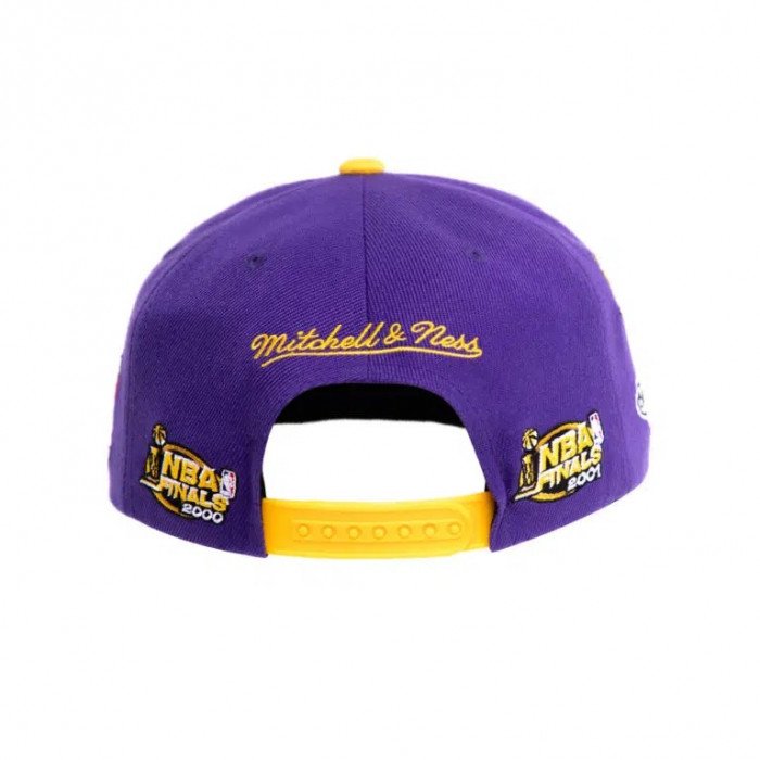 Casquette NBA Los Angeles Lakers Mitchell&Ness Patched Up Snapback image n°4