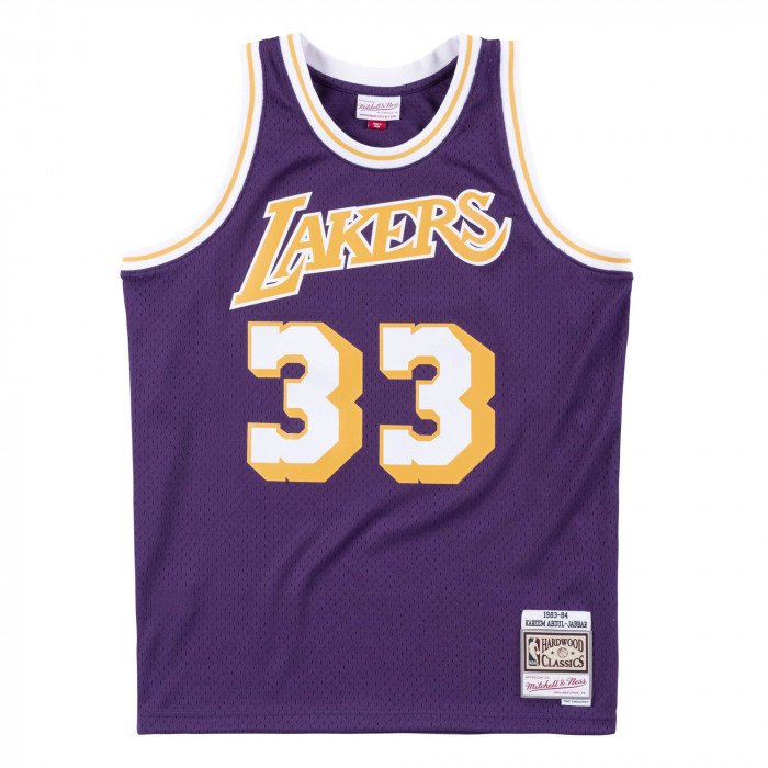 Maillot NBA Kareem Abdul Jabbar Los Angeles Lakers 1983 Mitchell&Ness Swingman