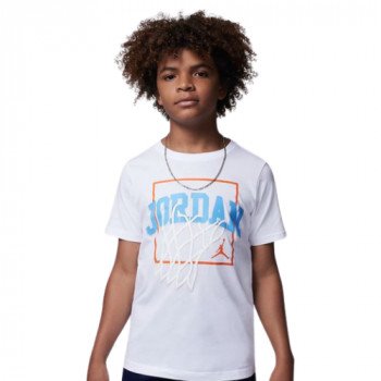 T-shirt Enfant Jordan Shoe School White - Basket4Ballers
