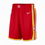 Color Rouge du produit Short NBA Atlanta Hawks Nike Icon Edition Swingman