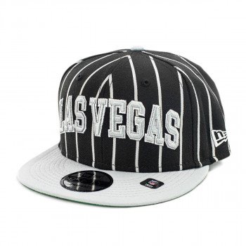Las Vegas Raiders New Era Black/Gray City Arch 9FIFTY Snapback Hat