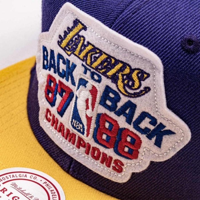 Casquette NBA Los Angeles Lakers Mitchell&Ness Snapback image n°3